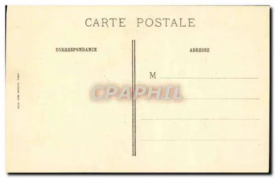 De Maagd op de Stoel — Raphael — J.-E. Bulloz, Uitgever — Achterkant