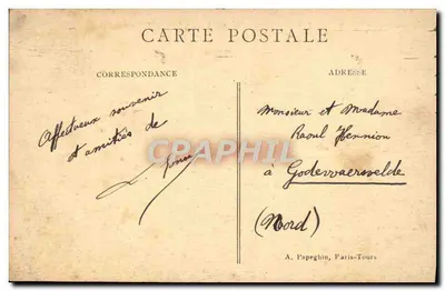Parijs — Het Grand Palais — A.P. — Achterkant