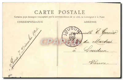 Boulevard de la Madeleine — Paris — E.R., Paris, n°142 — Verso