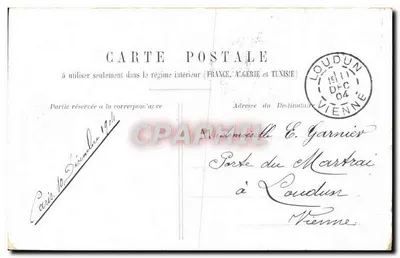 Palácio do Luxembourg — Paris — editor desconhecido, n° 16 — Verso