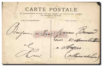 PARIS — La Tour Eiffel — éditeur IMPRIMÉ SUR LA CARTE — Verso
