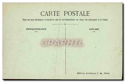 Paryż — Panorama Mostu Alexandre III i Esplanady Invalidów — C.M. nr 169 — Rewers