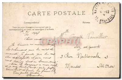 Paris — Fontaine Carpeaux — E. L. D. n°112 — Verso