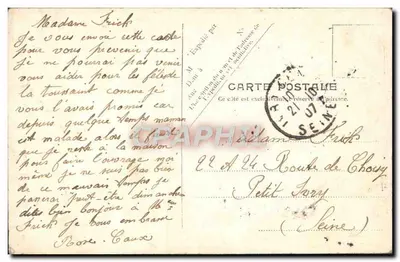 Interior da Igreja — São Vicente de Paulo — V. B. Farel, No. 57 — Verso
