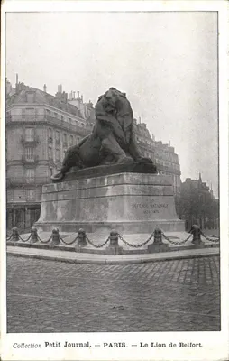 O Leão de Belfort — Paris — Coleção Petit Journal