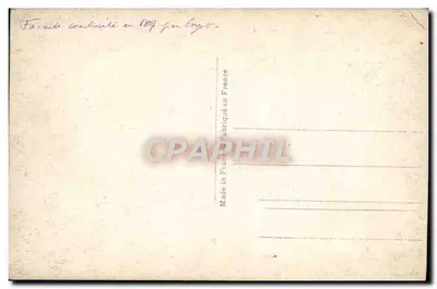 Paris - Câmara dos Deputados — fachada clássica com colunatas e estátuas — P.C. PARIS n°67 — Verso
