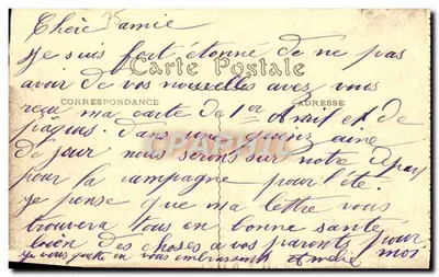 PARIS — La Stazione St-Lazare — Editore Lyon — Verso