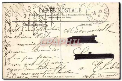 Parijs — La Conciergerie — LL. — N° 571 — Achterkant