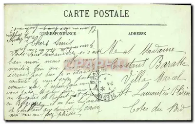 Paris (18. Jahrhundert) — Der Funicular und die Basilika des Heiligen Herzens von Montmartre — LL — Rückseite
