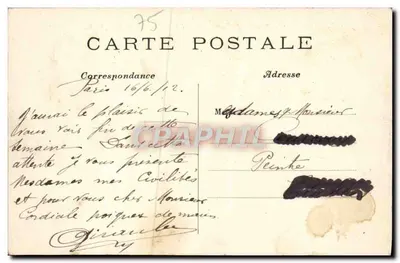 PARIS — Panorama Seiny ku Cytadeli — C. M. n°147 — Rewers