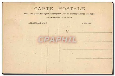 PARIS - Izba Deputowanych — widok budynku z kolumnadami i statuami — wydawca nie widoczny — Rewers