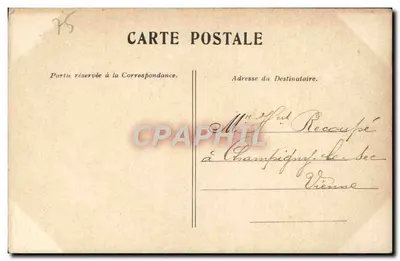 Paris — O Palácio do Luxembourg — Verso