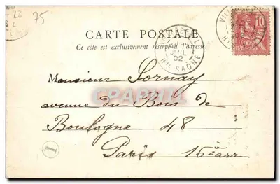 Ponte de Tijolos das Buttes-Chaumont — Paris — B.N.F. Paris n°130 — Verso