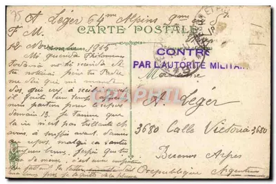 Bilhete postal antigo Paris Le Place Hotel — Verso