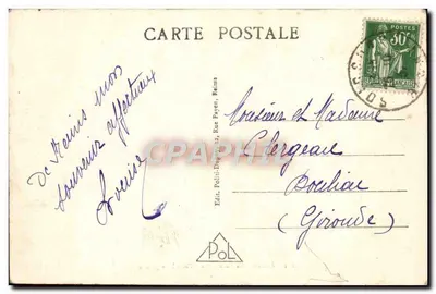 Reims - Katedra - Lewy portal — Wydawnictwo Polti-Dupuy, Reims, nr 133 — Rewers