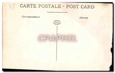 Paris — Porte Saint-Martin — Arc de Triomphe construit en 1674 par P. Bullet après la conquête de la Franche-Comté et la défaite des Allemands à Limbourg — Rückseite