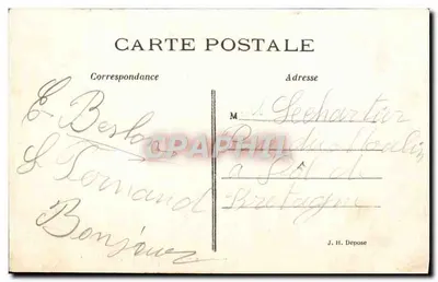 PARIS à noite — O Grande Palácio iluminado — J. H. Dépose n°107 — Verso