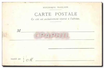 Paryż — Most Marie, Wyspa Świętego Ludwika — Wydawca: Delordie, nr serii 20 — Rewers