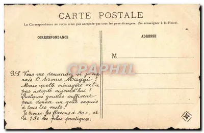 Velho Paris — Saint-Gervais e Saint-Protais. O Velho Cemitério — Editor L. Berthelot, n°11 — Verso