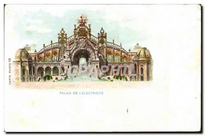 Pałac Elektryczny — Wystawa Powszechna z 1889 — Karta fotograficzna 10