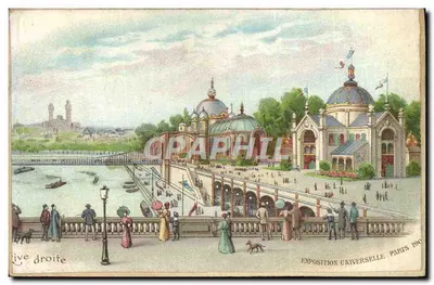 Widok Seiny — Wystawa Uniwersalna w Paryżu 1900 — wydawca nieznany