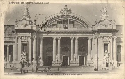 Grand Palais — Fasada główna — Wystawa Uniwersalna 1900