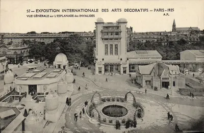 Międzynarodowa Wystawa Sztuki Dekoracyjnej — Ogólny widok na Esplanade des Invalides — A.P. n°57