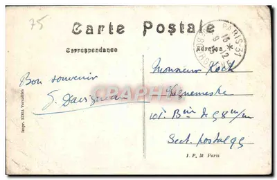 Paryż — Rue de la Paix — Wydawnictwo EDIA Versailles n°31 — Rewers