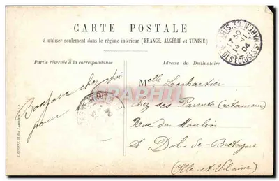 Tour Eiffel — vue depuis la Seine — éditeur LAROFFE, n°29 — Verso