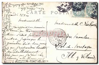 Paryż — Rue Royale — La Madeleine — Rewers