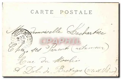 Pałac Trocadéro — Paryż — wydawca Clamitie's — Rewers
