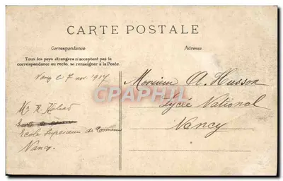 Piazza dei Batignolles — Parigi — C.L.C. n°305 — Verso