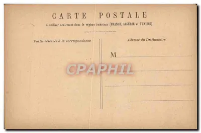 Paris - Église Saint-Vincent de Paul — vue de la façade néoclassique avec chevaux et calèches — éditeur non identifié, n° de série 10 — Verso