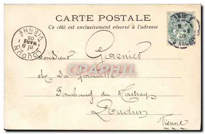 Paryż — Plac Konkordji — L. & C. wyd. Augouleme-Paris — Rewers