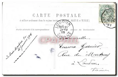 Monument de Gambetta — Paris — editor desconhecido, n° 26 — Verso