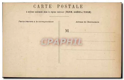 Paris - Câmara dos Deputados — visão do edifício com colunatas e estátuas — editor não identificado — Verso