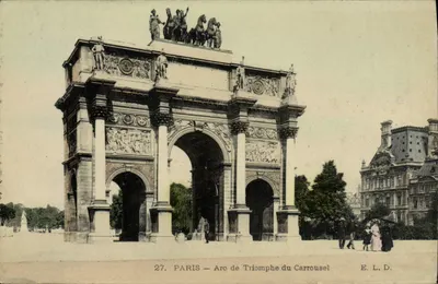 Paris — Arco do Triunfo do Carrousel — E. L. D.