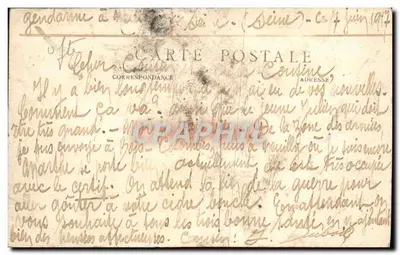 Basilica del Sacro Cuore e il Campanile — Parigi 18° arrondissement — C.M. n°257 — Verso