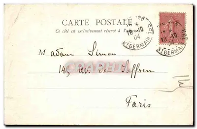 Kerk van Sint Filip du Roule — Parijs — B.F. Parijs n°154 — Achterkant