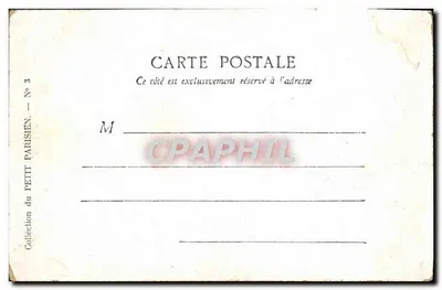 Paris — O Monumento de Étienne Dolet — Coleção do Petit Parisien, N° 3 — Verso