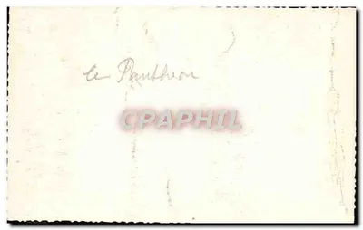 Place de la République — Panthéon — wydawca Tuy, nr 7 — Rewers