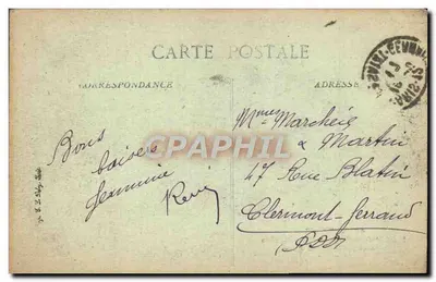 Mały Pałac na Champs-Élysées — Zbudowany na wystawie z 1900 roku przez Giraulta — wydawca nie widoczny — Rewers
