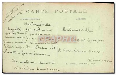 PARIS – Panoramic view of Place du Châtelet — E. M. — no 5046 — Back
