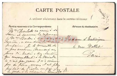 Montmartre — A Basílica do Sagrado Coração e a Savoyarde — G. C. A., Paris, n° 684 — Verso