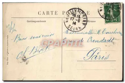 Bois de Boulogne - A Ponte do Chalet — L'Abeille, n°26 — Verso