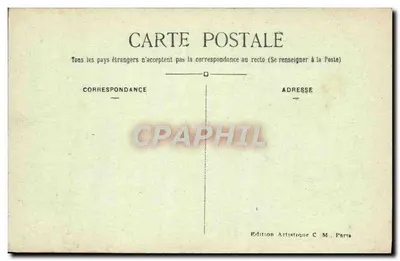 Paris (9e arrt) — O Ópera visto da Rue Scribe — Edição Artística C. M. — Verso