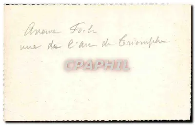 Avenue Foch — widok na Arc de Triomphe — Rewers