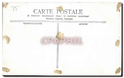 Paryż — Rue du Louvre & Hôtel des Postes — wydawca nieodczytelny — Rewers