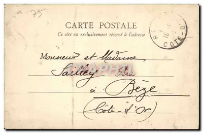 PARIS — Museu Guimet — editor S.F. Paris, n° 141 — Verso