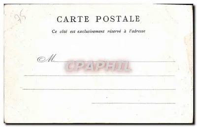 Palácio de Justiça — Paris — Editado pelo Bon Marché — Paris — Verso